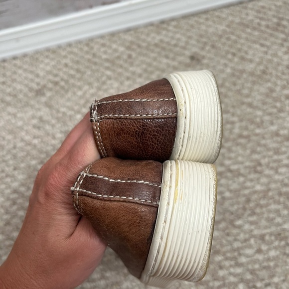 SOFFT brown leather sneakers blue size 6 - Picture 4 of 8